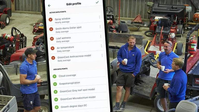 Turf Advisor - Ihre Dashboard-OptionenBei der Ersteinrichtung von Turf Advisor wählen Sie die anzuzeigenden Datensätze für Ihr Dashboard aus. Diese können Sie jederzeit anpassen, hinzufügen oder löschen und nach Bedarf priorisieren.